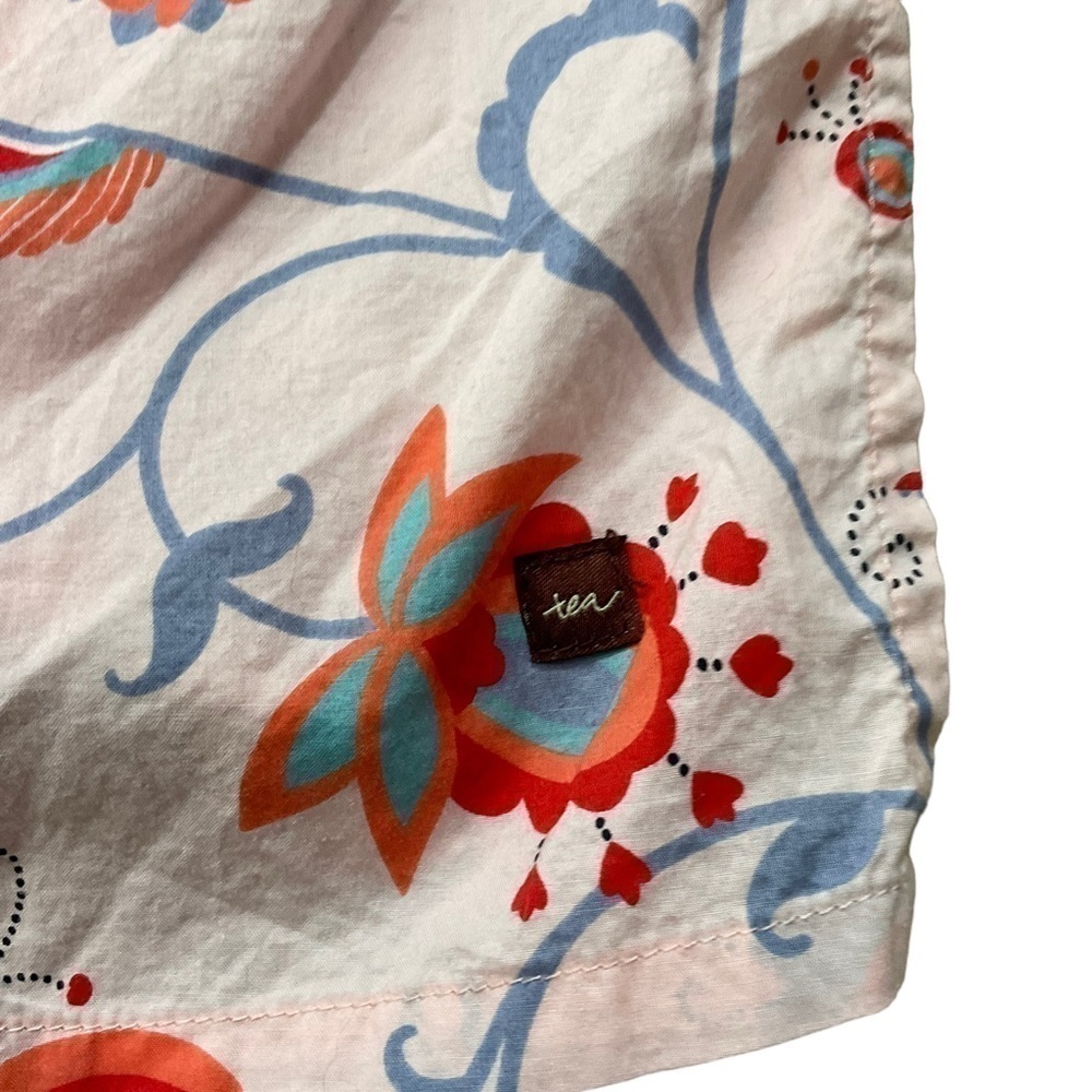 TEA Collection Girls Floral Tunic Top size 10 Long Sleeve - Picture 6 of 9